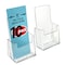 Azar Displays Trifold Brochure Holder. Inside Dimension: 4.125''W, 10PK 252012-10PK - alternate 2